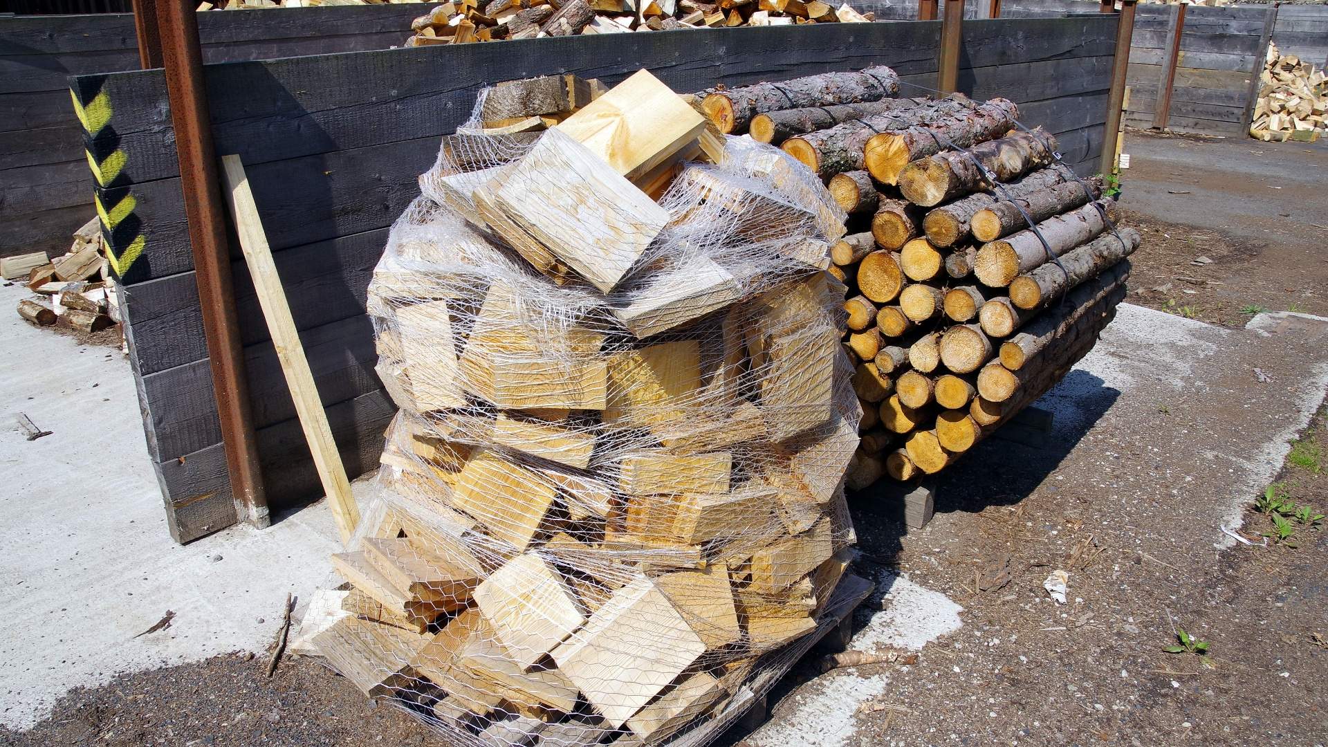 werden in Säcken verkauft